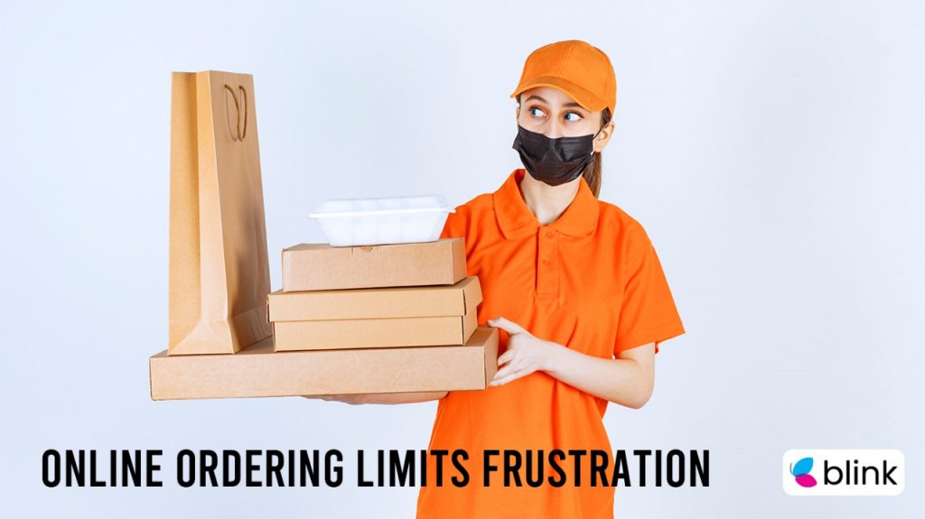Online Ordering Limits Frustration