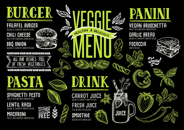 Restaurant Menu Ideas | Vegan