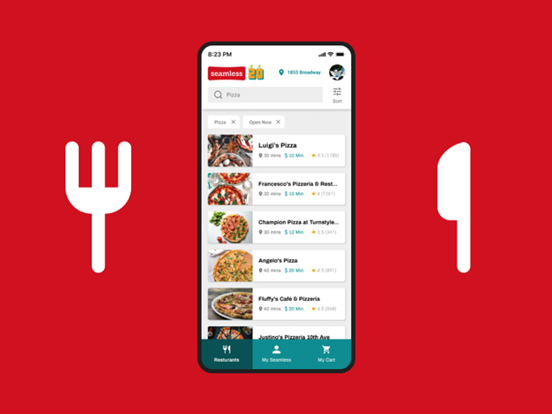 Food delivery services like Doordash | Seamless