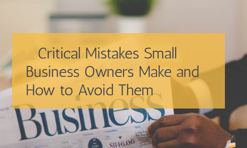 Avoid as a New Business Owner