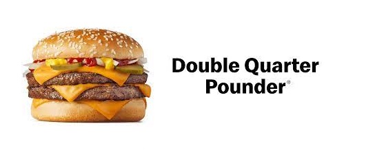 Mcdonalds double quarter pounder