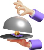 burger holding